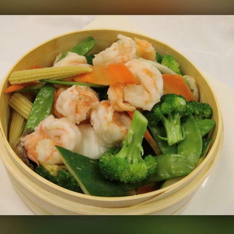 Steamed Shrimp Mix Veggie